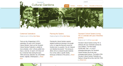 Desktop Screenshot of culturalgardens.org
