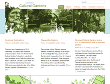 Tablet Screenshot of culturalgardens.org